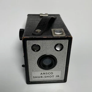 Ansco Shur-Shot Jr 120 (B2) Roll Film Medium Format Box Camera Vintage UNTESTED - Picture 1 of 16