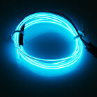 3.28ft / 1M LED Neon EL Wire Round Strip Flexible Car Light Decor Ice Blue