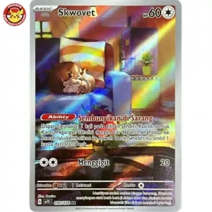 Skwovet SV1V 090/078 AR IR Violet ex Pokemon TCG Indonesia - Picture 1 of 3