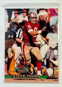 Steve Young 1993 Stadium Club First Day Production #208 49ers HOF  EX/NRMT