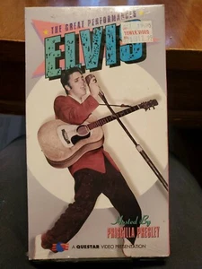 ELVIS ~The Great Performances ~ : Hosted by Priscilla Presley (VHS-Questar) 1996 - Picture 1 of 2
