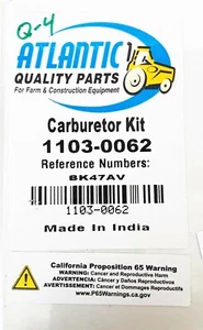 Atlantic Quality Parts 1103-0062 Carburetor Kit - Picture 1 of 2