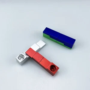 Creative Magnet Combination Aluminum Alloy Small Pipe Portable Metal Small Pipe - Picture 1 of 5