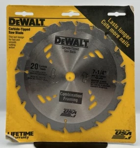 Dewalt DW3573 Kreissägeblatt hartmetallbestückt 7 1/4" 20T neu, versiegelt - Bild 1 von 2
