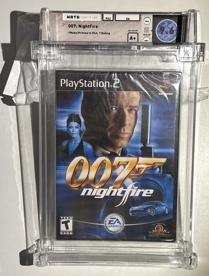 007: Nightfire - Playstation 2 PS2, 2002 EA 1ª impresión ¡COMO NUEVO! Sellado WATA 9.6 A+ Foto 1 de 2