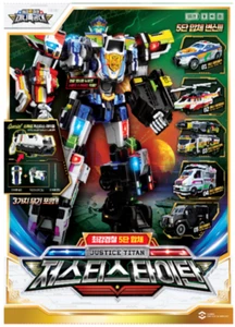 Miniforce Super Cops JUSTICE TITAN 5-Vehicle Combine Transformer Figure Genuine - Picture 1 of 15