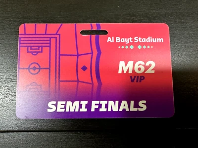 FIFA Qatar 2022 HAYYA Match# 62 France V. Morocco VIP SEMI FINALS World Cup - Image 1 of 2