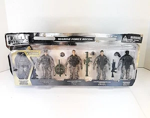 BBI Elite Force Marine Force Recon 1:18 Action Figure Set New in Damaged Package - Picture 1 of 15