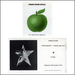 Ringo Starr 1973 Photograph Fresh From Apple Promo Leaflet (UK) - Picture 1 of 1
