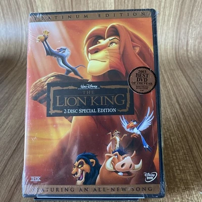 The Lion King (DVD, 2003, 2-Disc Set, Platinum Edition) New Factory Sealed - Image 1 of 4