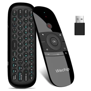 Air Remote, 2.4G Wireless Keyboard W1 Fernbedienung für Android TV Box/PC/Pro... - Bild 1 von 7