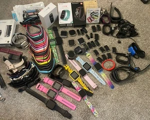 HUGE LOT 50+ Fitbit & Smartwatch Fitness Trackers, Chargers and Bands - UNTESTED - Picture 1 of 4