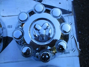 Dodge Ram 2500 3500 Factory OEM Chrome Center Cap SRW 2003-2013 52121450AB - Picture 1 of 19