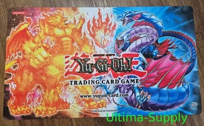 2004 Официальный Yu-Gi-Oh! Игровой коврик Infernal Fire vs Water Upper Deck Entertainment - Изображение 1 из 4
