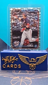 2024 Topps Serie 2 Alex Call Washington Nationals Aqua Foil #'d 227/399 - Imagen 1 de 3