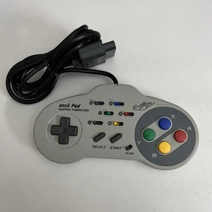 ASCII Pad Nintendo SNES Gamepad Controller Auto Rapid Fire AS-131-SP - Picture 1 of 8