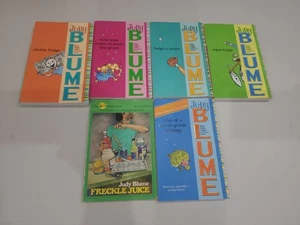 Lot of 6 Judy Blume Chapter Books, Double Fudge, Superfudge, Freckle Juice - Bild 1 von 4