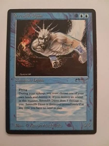 Serendib Djinn MP Arabian Nights MTG Magic the Gathering - Picture 1 of 7