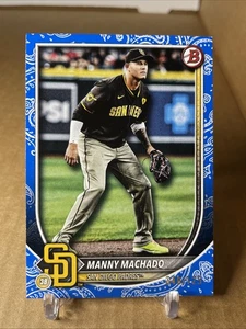 Bowman Manny Machado #26 2025 patrón azul/125 Padres de San Diego - Imagen 1 de 2