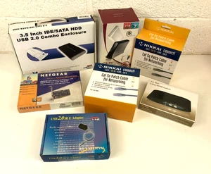 Huge Bundle Electrical Accessories HDMI switches Networking , Adaptors Boxed - Picture 1 of 8