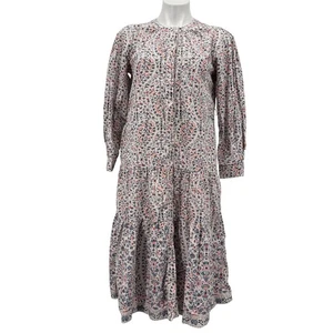 Anthropologie Pilcro Marta Maxikleid Damen XSP Blumen Cord Prärie Landhaus - Bild 1 von 14