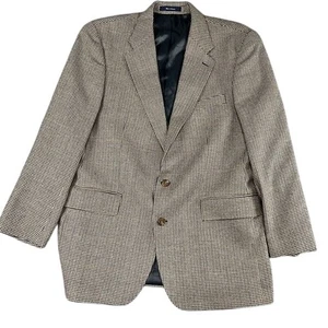 Ralph Ralph Lauren Sport Coat 44T Houndstooth Silk Wool Blazer Canada Dillards - Picture 1 of 13
