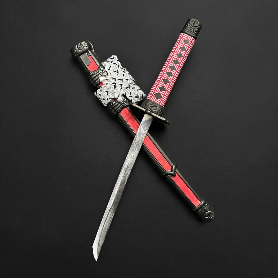 Mini Katana Letter Opener With Stand (Red) - Image 1 of 4