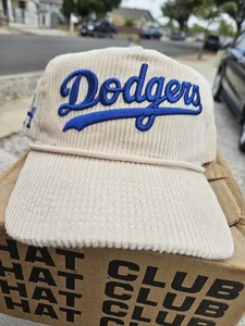 Mitchell & Ness Los Angeles Dodgers Corduroy Retro Deadstock Snapback Hat NWT - Picture 1 of 11