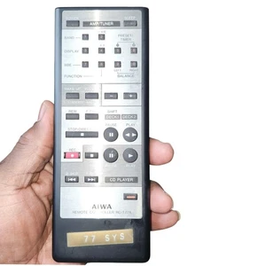 Telecomando AIWA RC-T77A sintonizzatore AMP lettore CD testato originale OEM - Foto 1 di 4