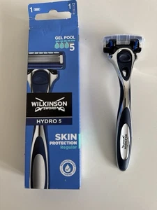 Wilkinson Hydro 5 Herren Nassrasierer Rasierer Skin Protection Blau - Bild 1 von 3