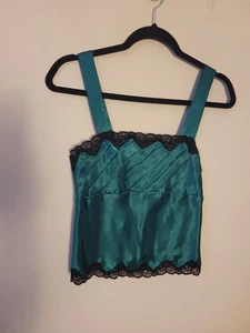 Top Cami Vintage Victoria's Secret Verde Talla XS - Imagen 1 de 5