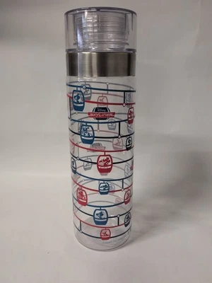 Mercancía oficial de los parques de Disney Skyliner botella de agua Disney Land Disney World Foto 1 de 4