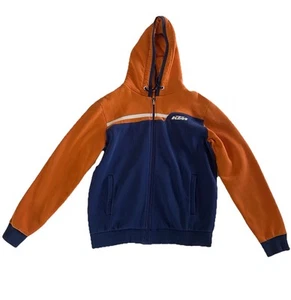 Sudadera/chaqueta con capucha con cremallera completa azul/naranja KTM Racing para hombre • X grande - Imagen 1 de 18