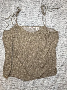 Levi’s Women’s Spaghetti Tie Tank Top Sz Large - Picture 1 of 3