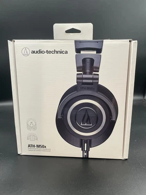 Audio-Technica ATH-M50X Professional On The Ear Headphones - Black - Image 1 of 2