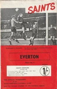 Southampton v Everton, 12 October 1968, Division One. - Picture 1 of 1