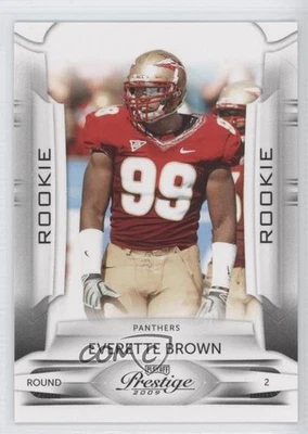 2009 Playoff Prestige Rookie Everette Brown #137 Rookie RC - Image 1 of 2