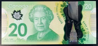 Canada 2012 - $ 20 - BC-71b -P108b - Wilkins-Poloz - Prefix 'FZT' - Gem UNC - Image 1 of 2