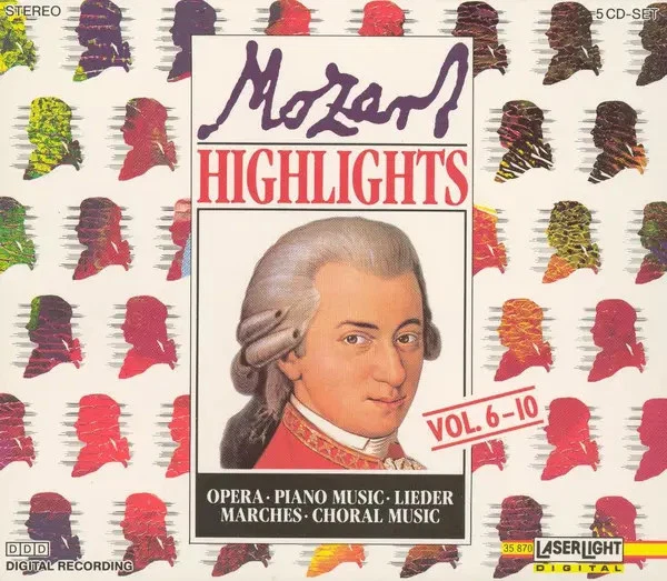 CD-BOX Mozart Highlights + SLIPCASE Laserlight Digital - Bild 1 von 1