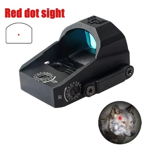 RMR Mirino Laser Rosso 3 MOA Ottica Reflex Olografica Caccia per Pistola Glock - Foto 1 di 7