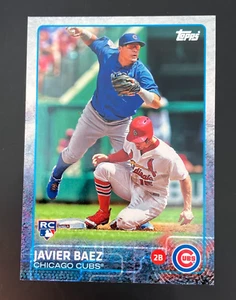 2015 Topps - Javier Báez #315 Rookie RC Chicago Cubs - Picture 1 of 2
