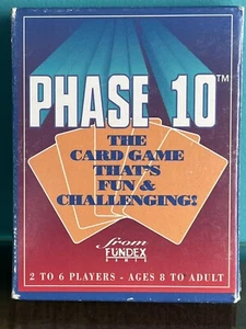 Vintage 1992 Fundex Games Phase 10 Card Game,  A-12 - Picture 1 of 7
