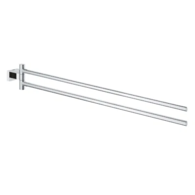 Grohe Essentials Cube Doppel-Handtuchhalter chrom 43,9 cm Wandmontage Zubehör - Bild 1 von 4