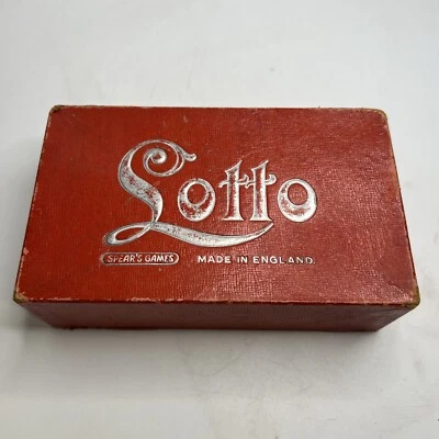 Vintage Collectable "Spears" Lotto Game. Original Box. Complete 1950/60's - Image 1 of 2