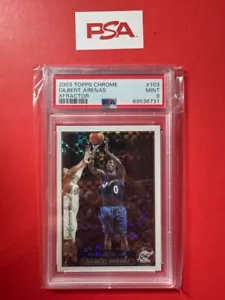 2003 Topps Chrome Xfractor PSA 9 Gilbert Arenas #103 160/220 - Picture 1 of 2