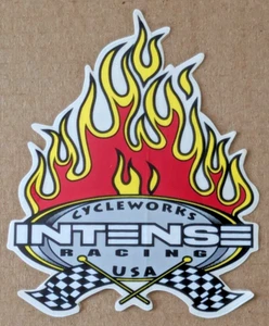 INTENSE Racing USA CYCLEWORKS 5" Vintage Mountain Bike Sticker 1990s 2000s - Picture 1 of 4