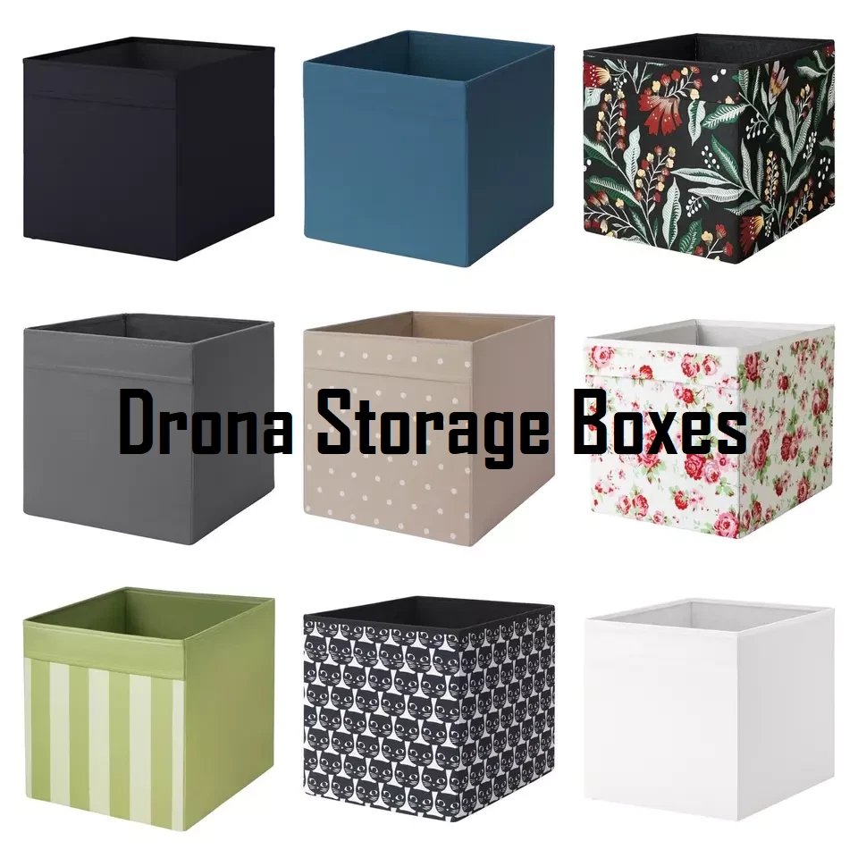 Drona Storage Box Foldable Basket for KALLAX Unit Magazine File Holder IKEA - Image 1 of 1