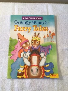 VTG 1998 GRUMPY BUNNY’S FURRY TALES Coloring Book NEW - Picture 1 of 7