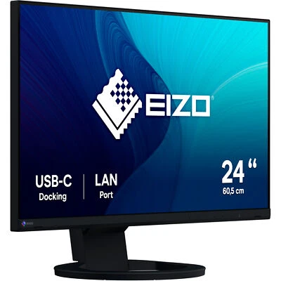 EIZO FlexScan EV2490-BK, LED-Monitor, 61 cm (24 Zoll), schwarz - Bild 1 von 4