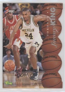1995 Classic 5 Sport Silver Die-Cut Jimmy King #33 Rookie RC